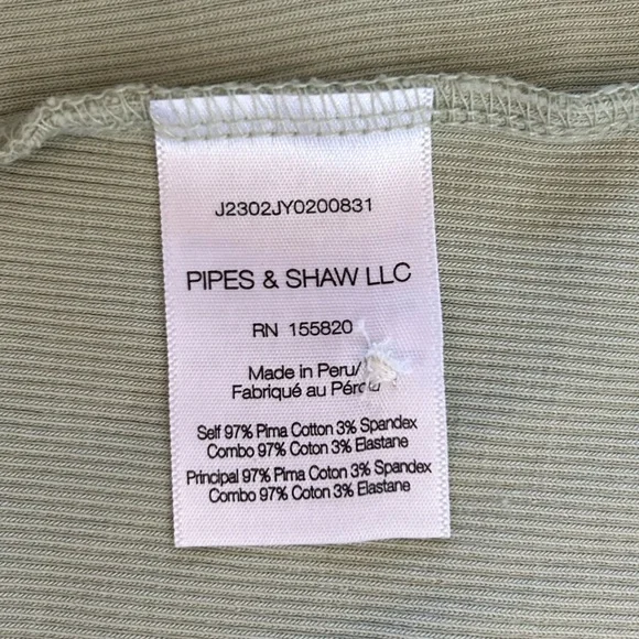 Veronica Beard Pale Green Puff Sleeve Henley Top - Picture 14 of 16